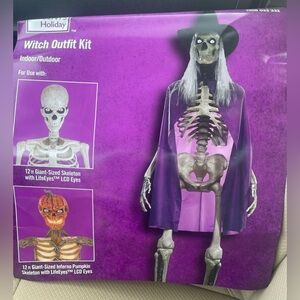 Witch outfits Kit for 12 ft giant sized skeleton